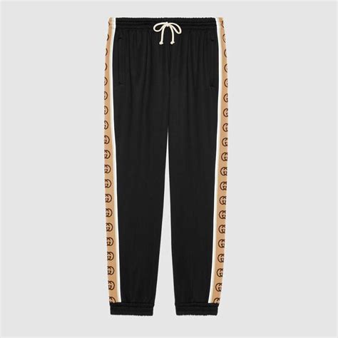 gucci joggingpak|gucci side stripe track pants.